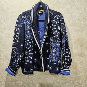 VTG Painted Pony Tapestry Jacket Heavyweight Paisley